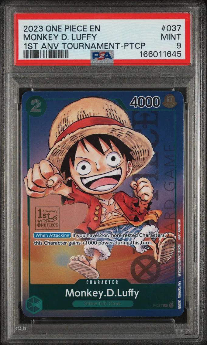 2023 #037 Monkey D. Luffy PSA 9 One Piece Promos