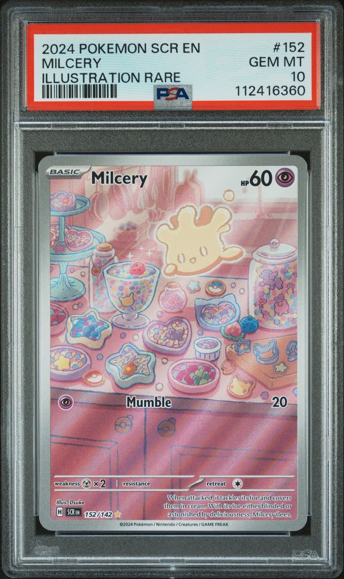 2024 #152 Milcery PSA 10 Scr EN-Stellar Crown