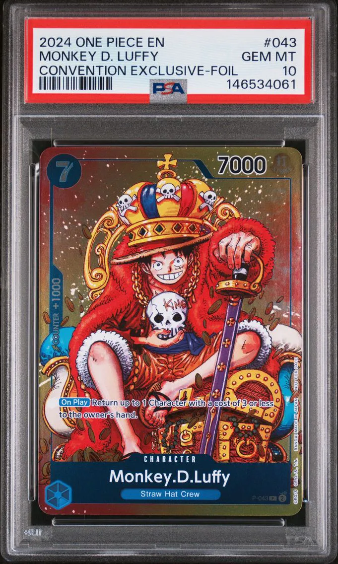 2024 #043 Monkey D. Luffy PSA 10 One Piece Promos