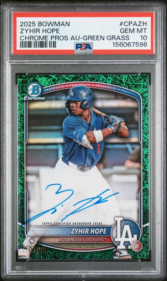 2025 #CPAZH Zyhir Hope PSA 10 Bo