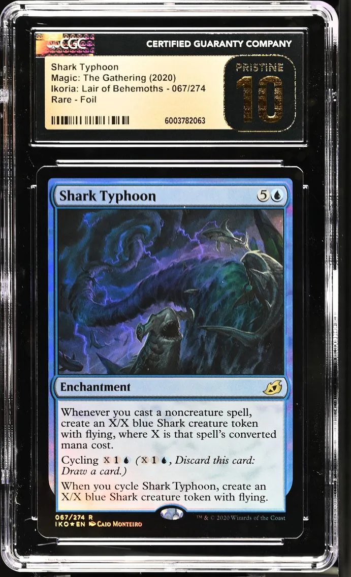 2020 #067 Shark Typhoon CGC 10 Perfect The Gathering - Ikoria: Lair of Behemoths Magic