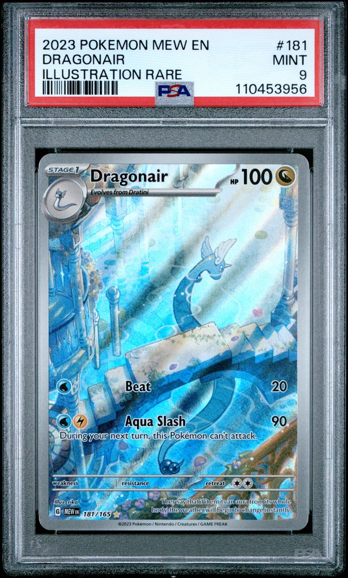 2023 #181 Dragonair PSA 9 Mew EN-151