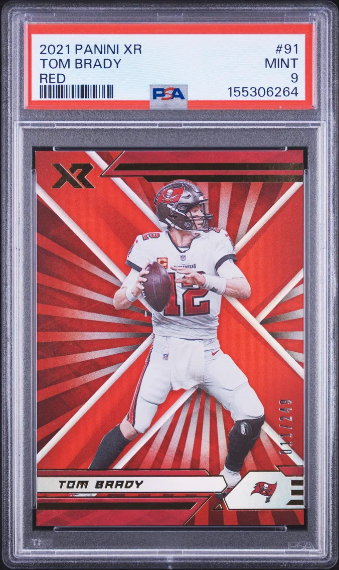 2021 #91 Tom Brady PSA 9 Panini XR