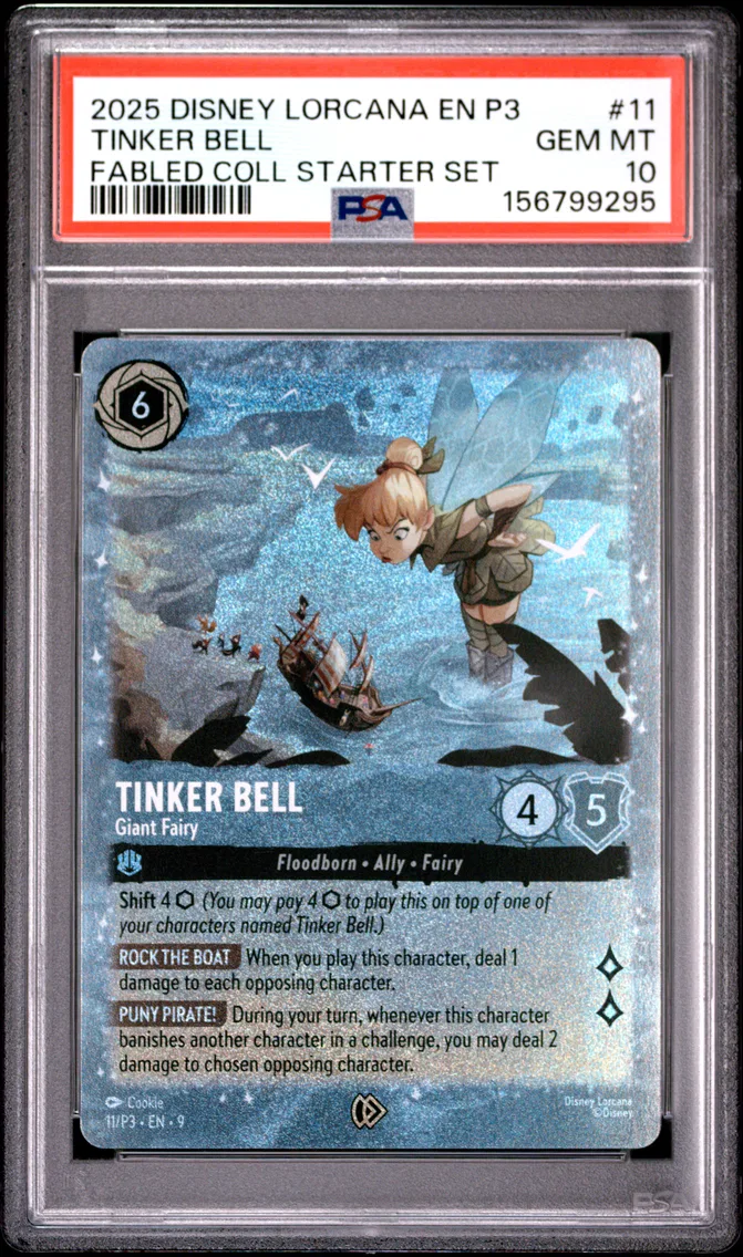 2025 #11 Tinker Bell - Giant Fairy PSA 10 Disney Lorcana EN P3-Promo