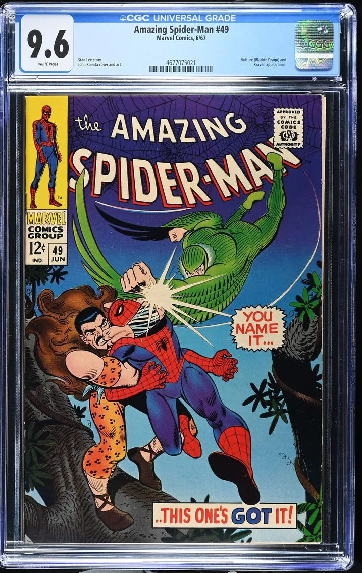 1967 #NA 1967 Amazing Spider-Man #49 CGC 9.6 Marvel Comics CGC 9.6