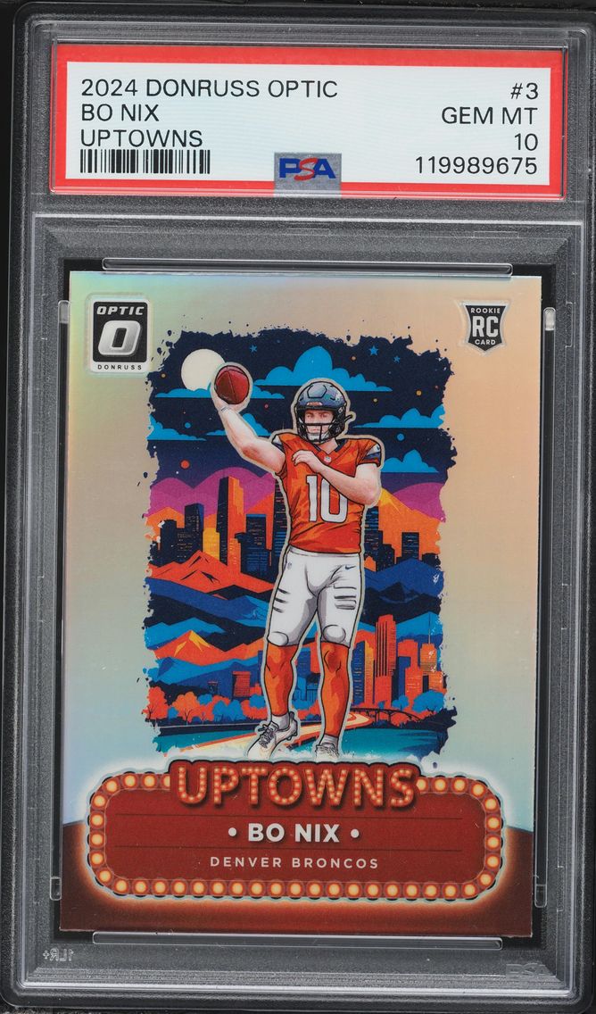 2024 #3 Bo Nix PSA 10 Panini Don