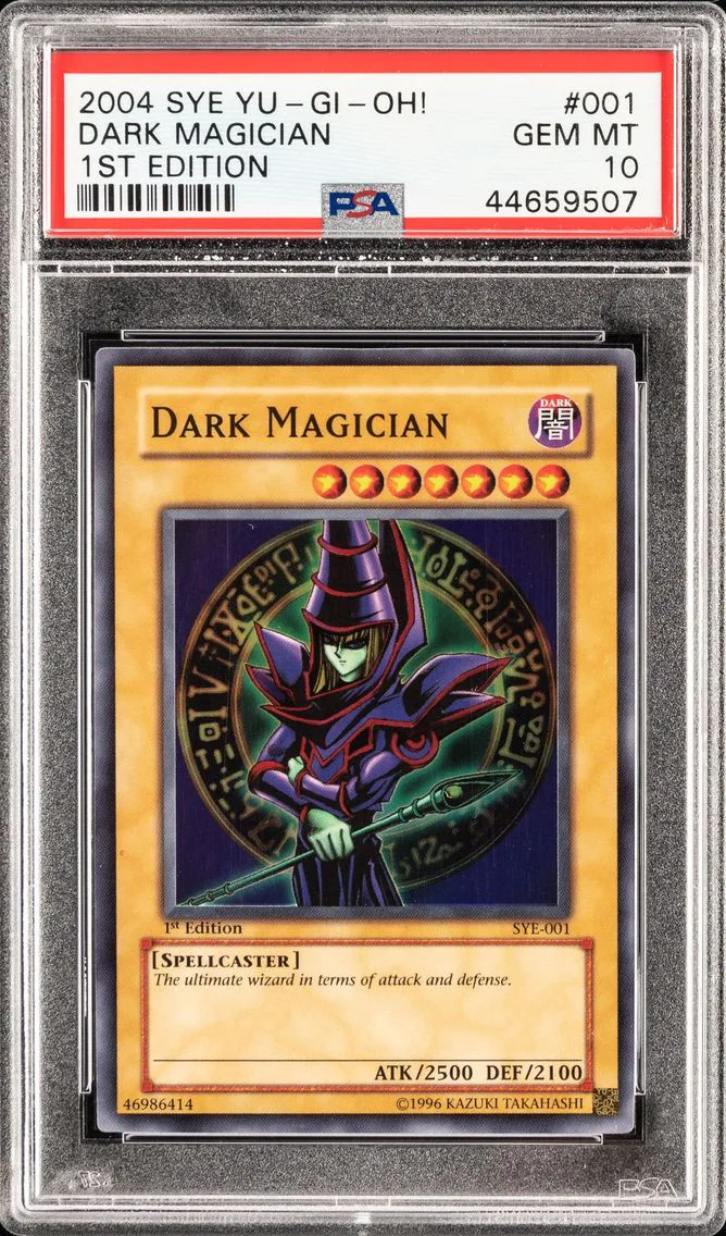 2004 YU-GI-OH STARTER DECK YUGI 1ST EDITION DARK MAGICIAN SDY-001 PSA 10