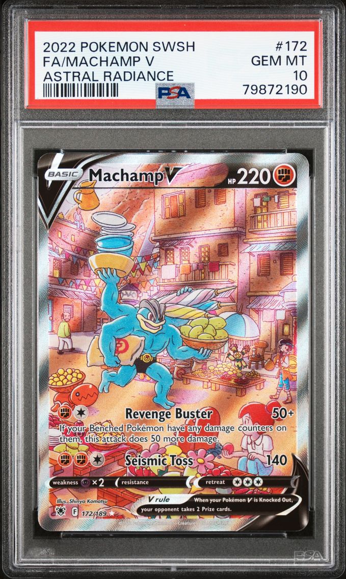 2022 #172 Full Art/Machamp V PSA