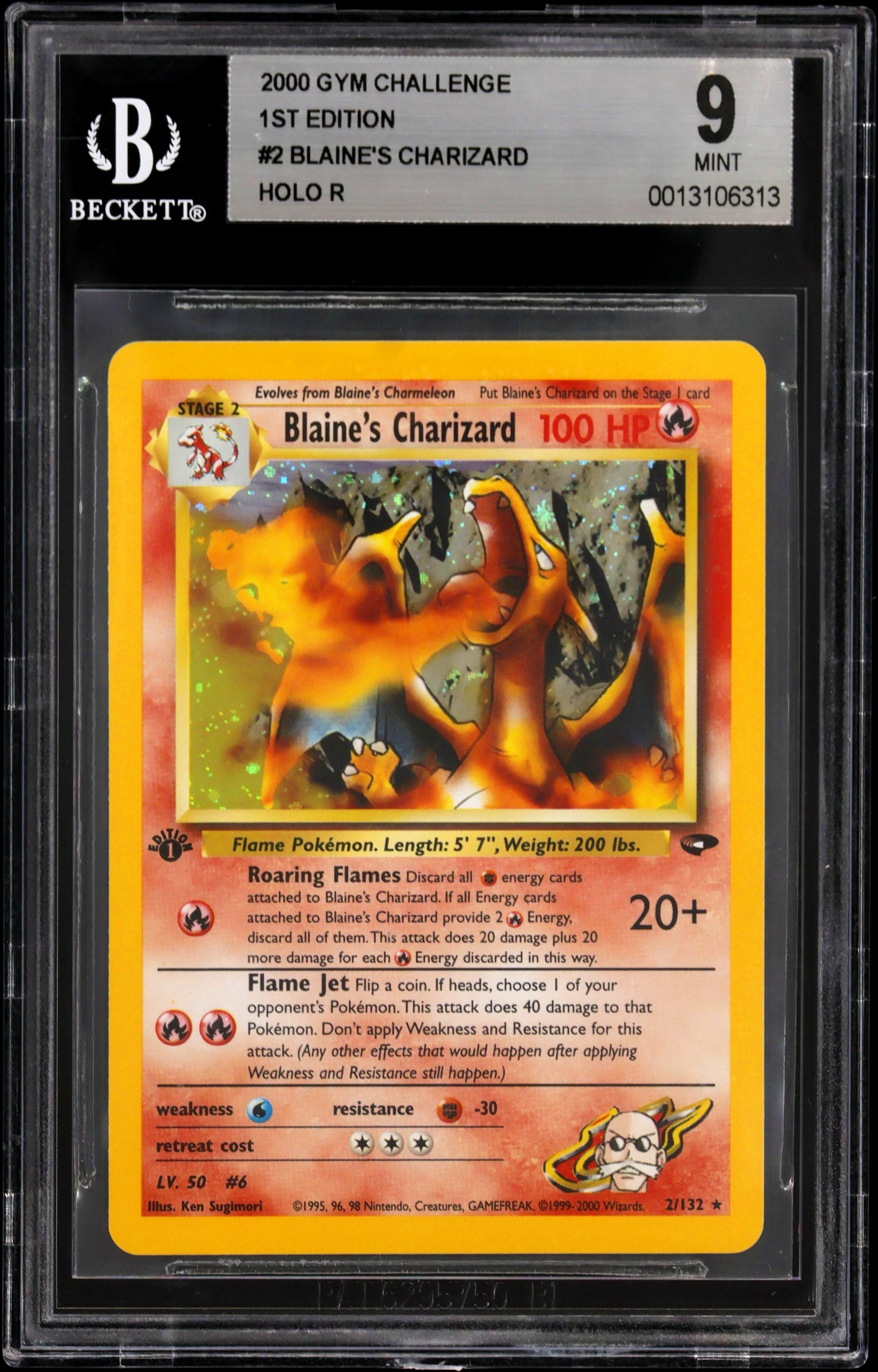 Blaine's Charizard HOLO R UER