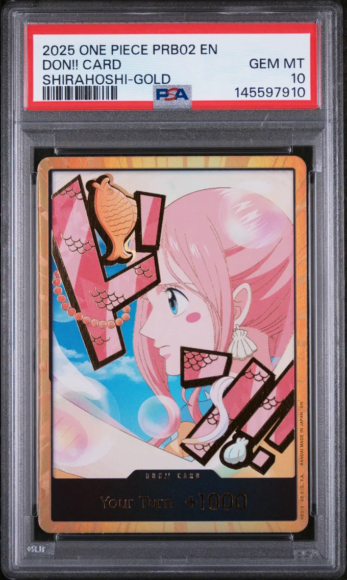 2025 #NA Don!! Card PSA 10 One Piece PRB02-Premium Booster -One Piece Card the Best- Vol.2