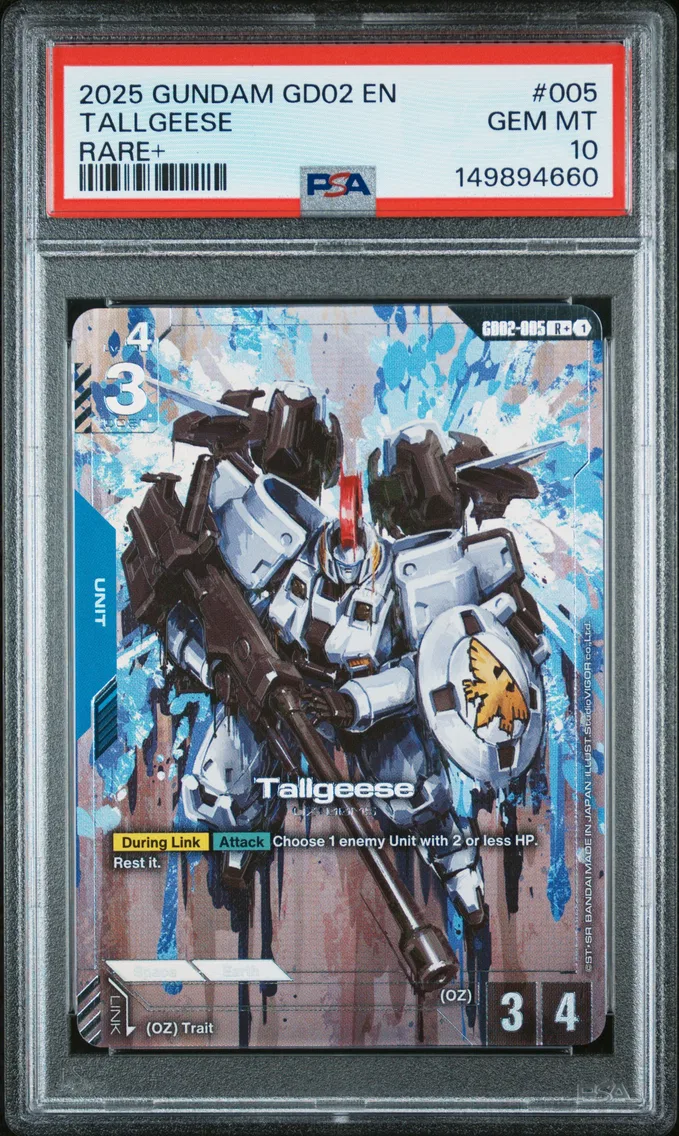 2025 #005 Tallgeese PSA 10 Gundam Dual Impact