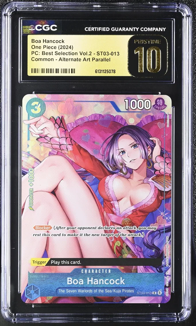 2024 #ST03-013 Boa Hancock CGC 10 Pristine Premium Collection Best Selection Vol.2 - English