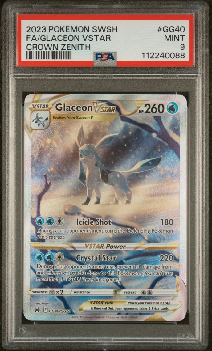 2023 #GG40 Full Art/Glaceon Vsta