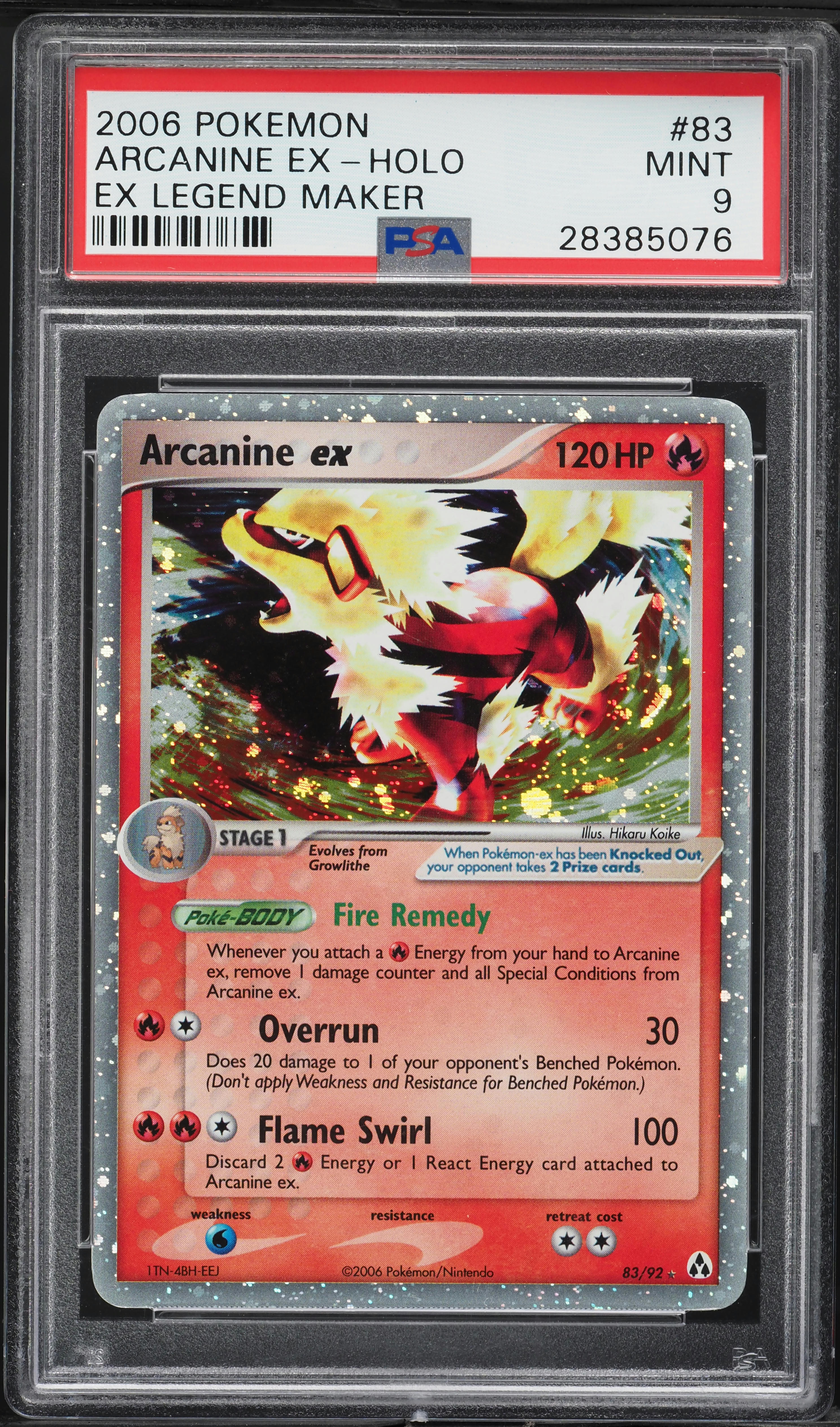Arcanine EX-Holo