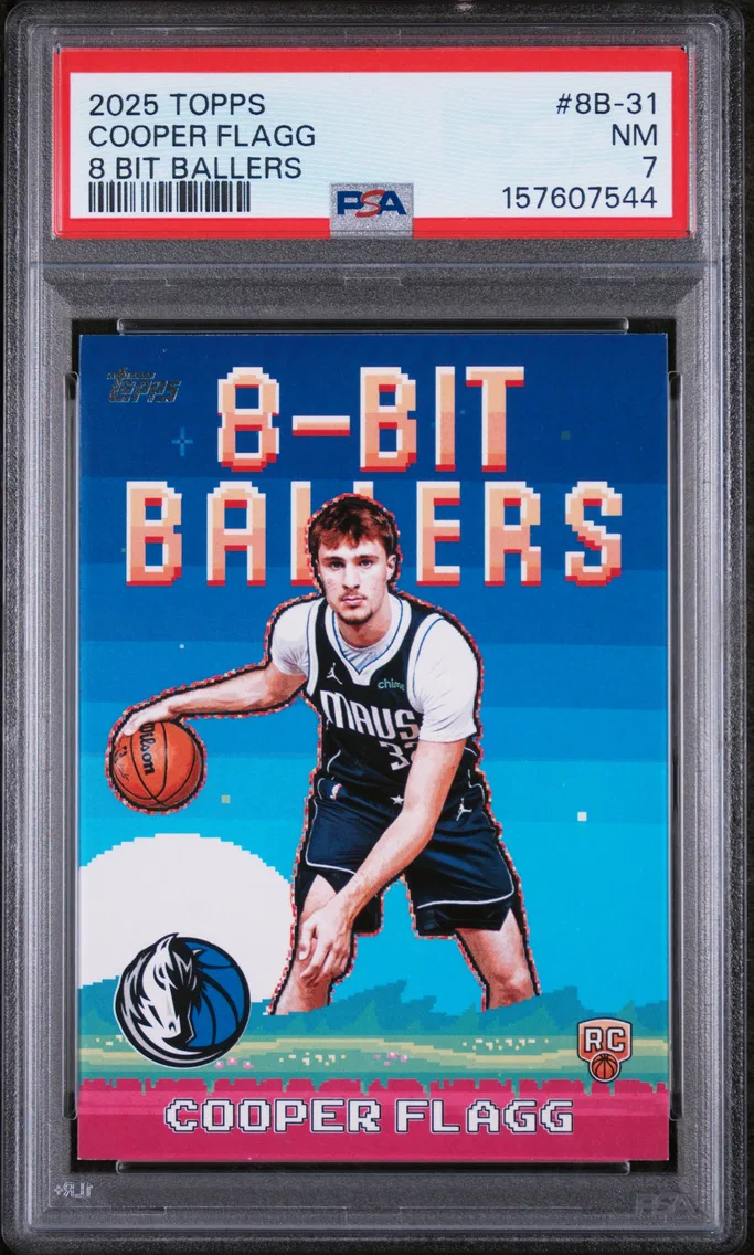 2025 #8B-31 Cooper Flagg PSA 7 Topps 8 Bit Ballers