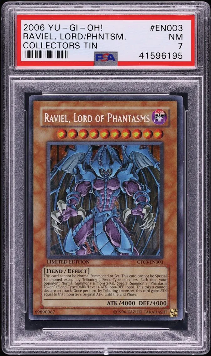 2006 #CT03-EN003 Raviel, Lord Phantasms PSA 7 Yu-Gi-Oh! Collectors Tin