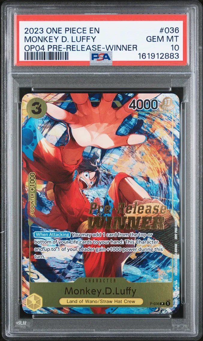 2023 #036 Monkey D. Luffy PSA 10 One Piece Promos