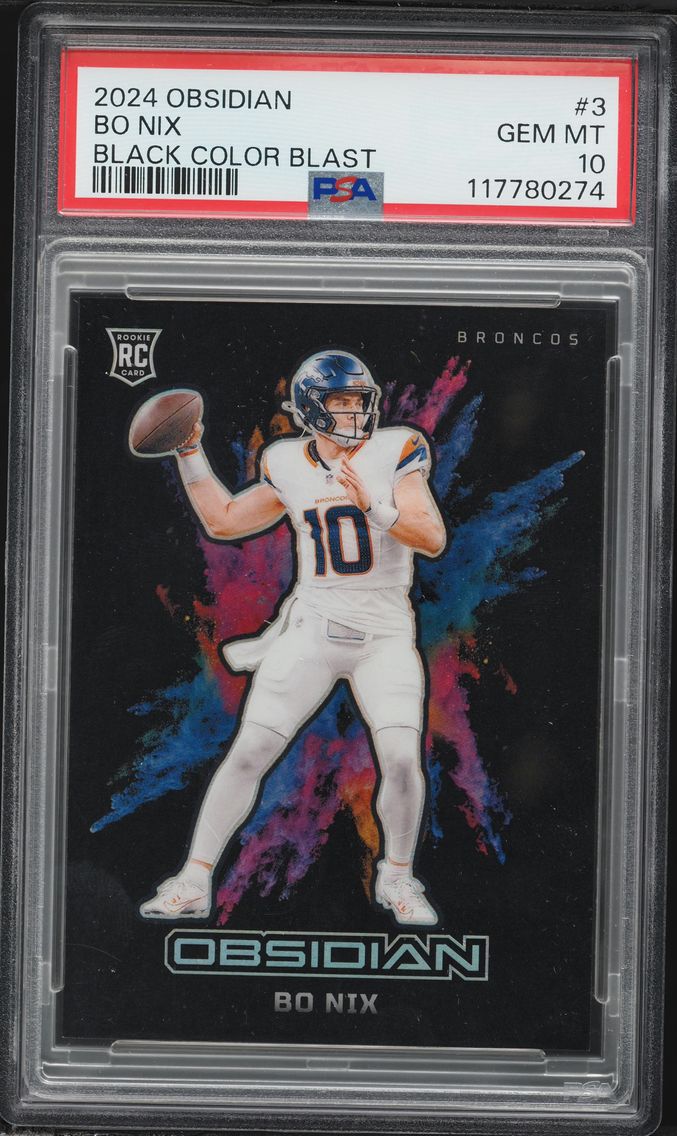 2024 #3 Bo Nix PSA 10 Panini Obs