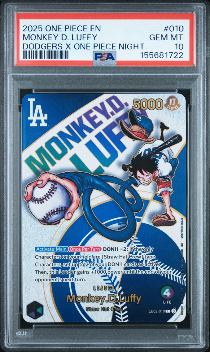 2025 #010 Monkey D. Luffy PSA 10
