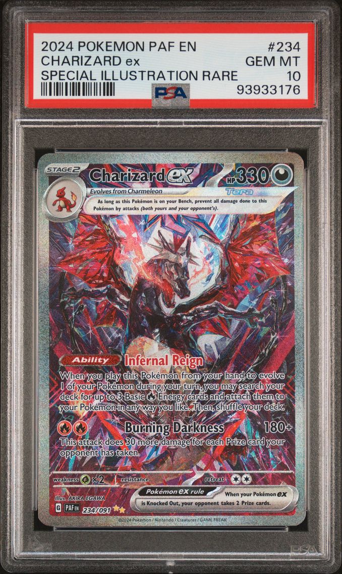 2024 #234 Charizard EX PSA 10 Pa