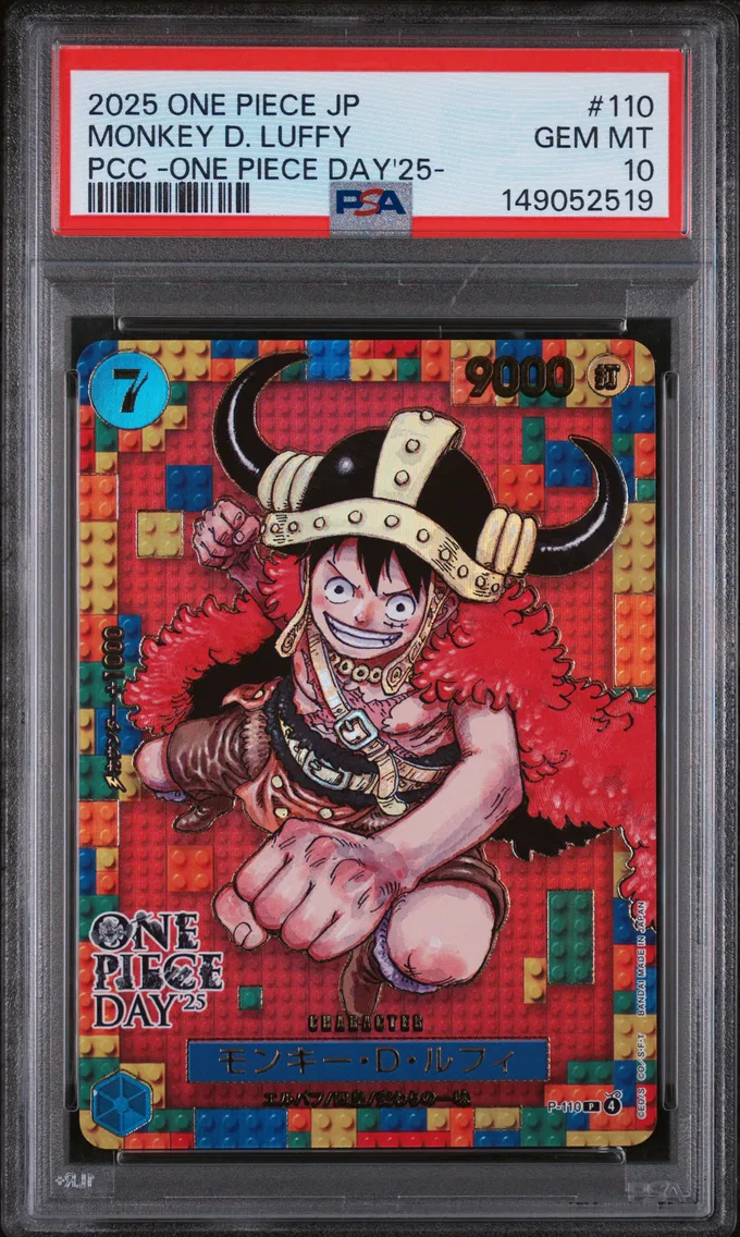 2025 #110 Monkey D. Luffy PSA 10 One Piece Japanese Premium Card Collection -One Piece Day'25-