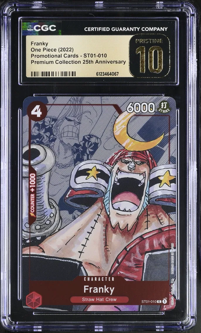 2022 #ST01-010 Franky CGC 10 Pristine Premium Collection 25th Anniversary - English