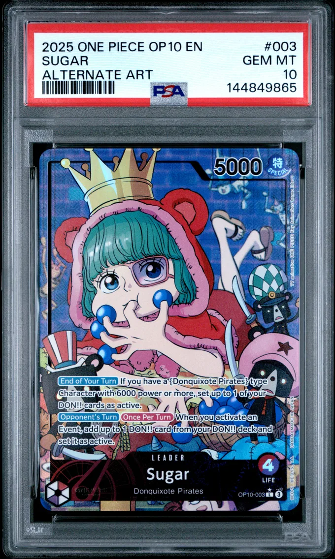2025 #003 Sugar PSA 10 One Piece OP10-Royal Blood