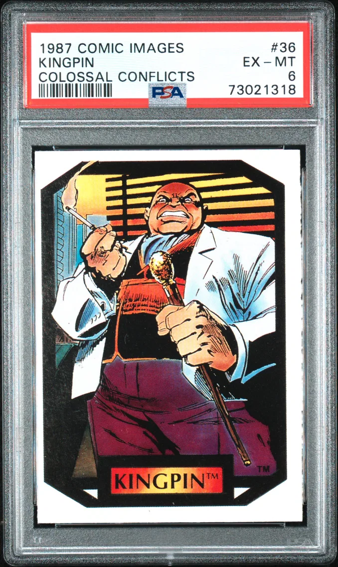 1987 #36 Kingpin PSA 6 Comic Images Colossal Conflicts