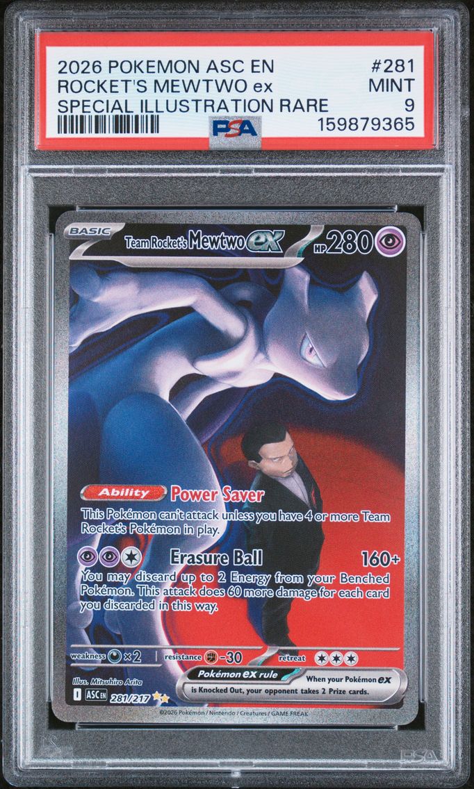 2026 #281 Team Rocket's Mewtwo E