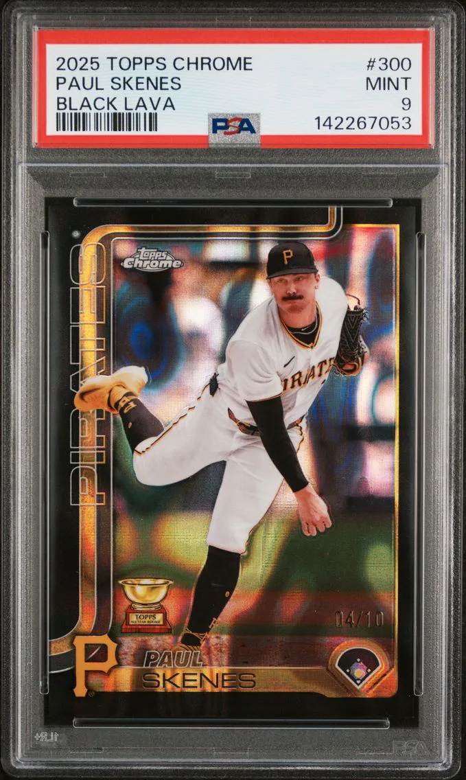 2025 #300 Paul Skenes PSA 9 Topps Chrome