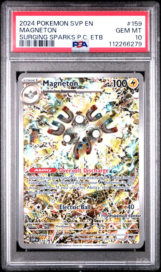 2024 #159 Magneton PSA 10 Svp EN-SV Black Star Promo Pokemon