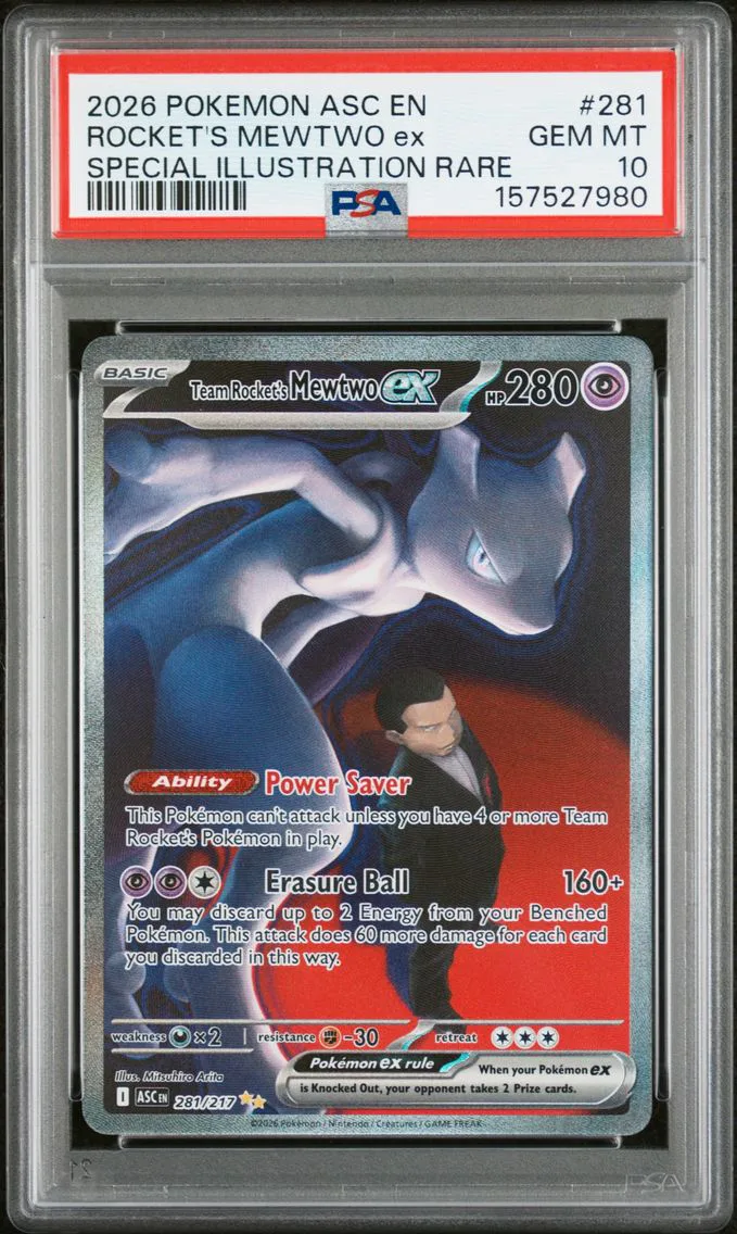 2026 #281 Team Rocket's Mewtwo E