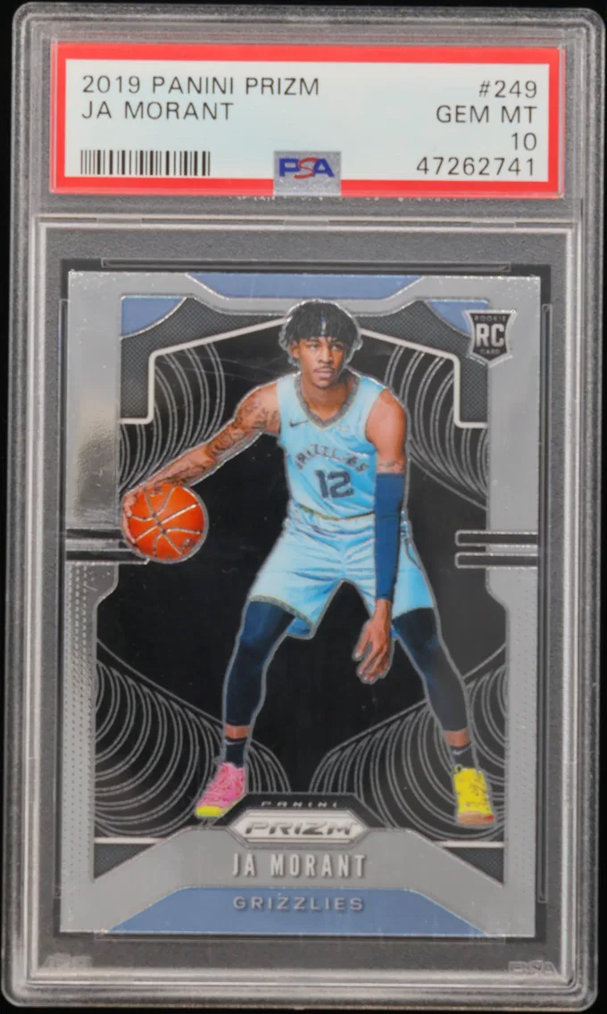 2019 #249 Ja Morant PSA 10 Panini Prizm