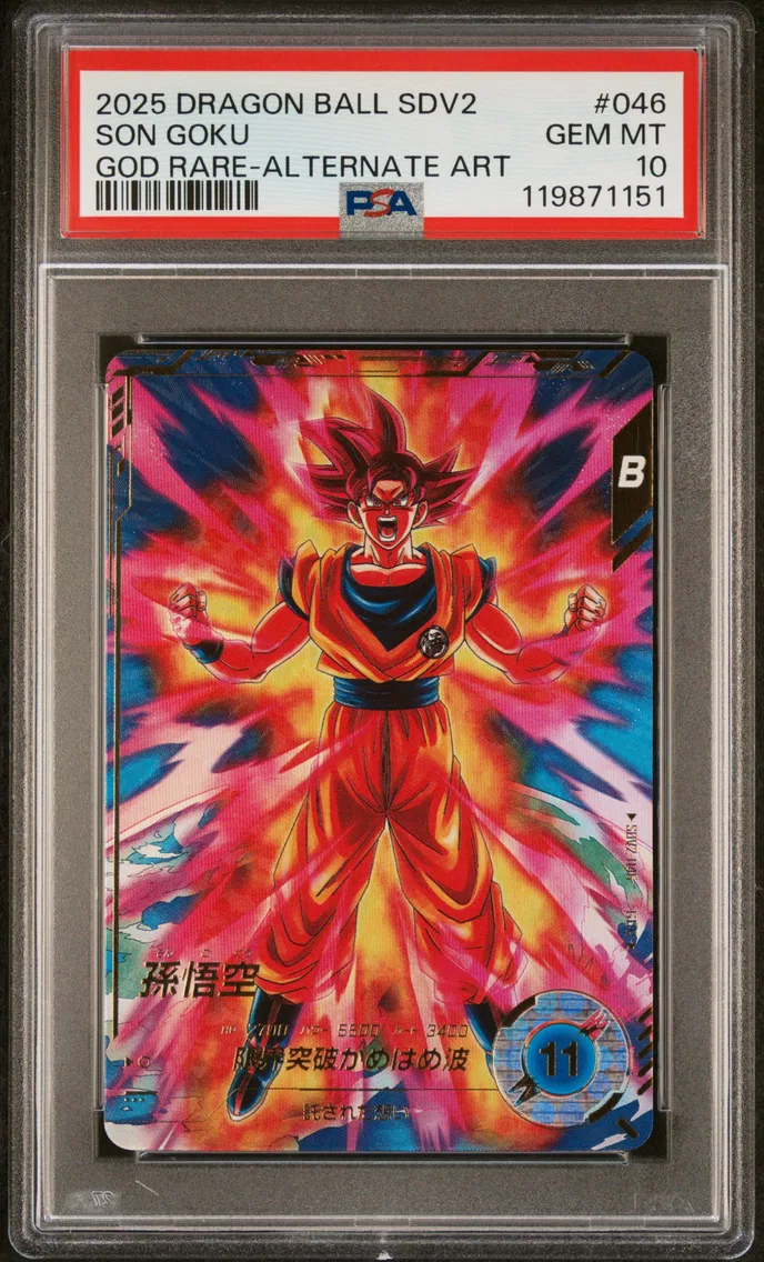 2025 #046 Son Goku PSA 10 Dragon Ball Super Divers 2