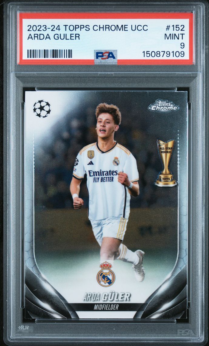 2023 #152 Arda Guler PSA 9 Topps