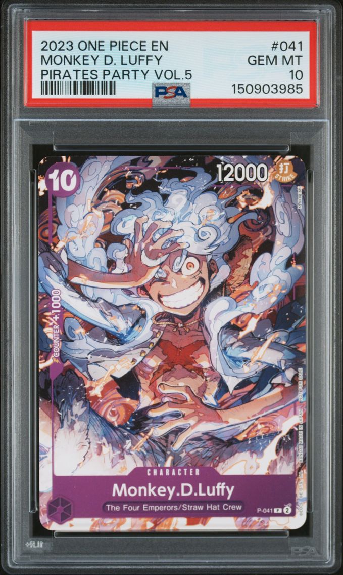 2023 #041 Monkey D. Luffy PSA 10 One Piece Promos