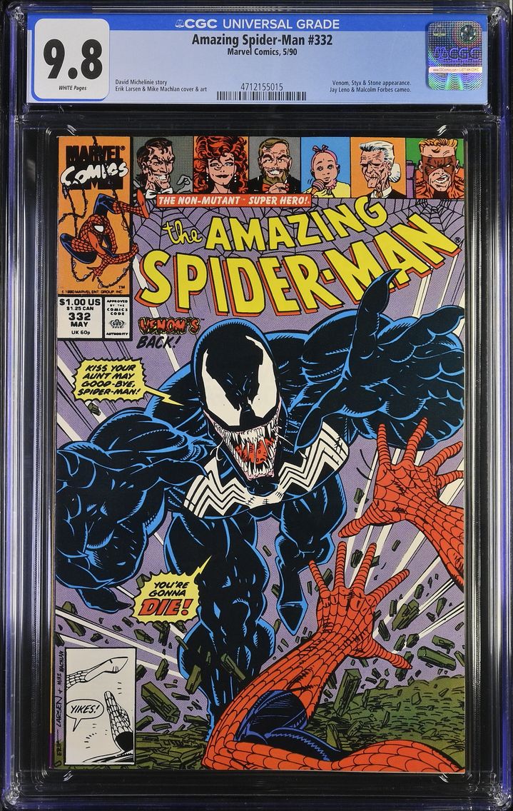 1990 Amazing Spider-Man #332 CGC