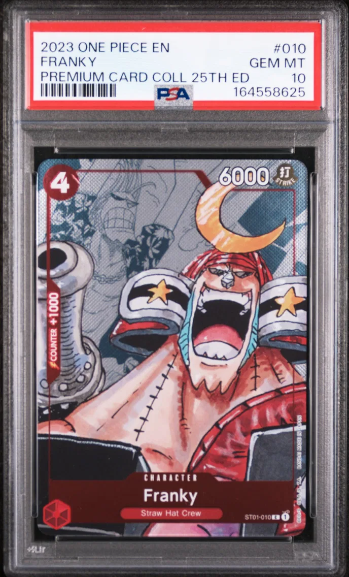 2023 #010 Franky PSA 10 One Piece Premium Card Collection 25th Edition