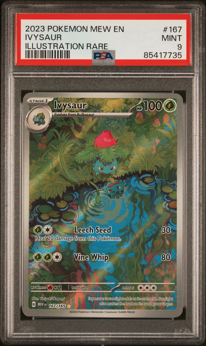 2023 #167 Ivysaur PSA 9 Mew EN-151