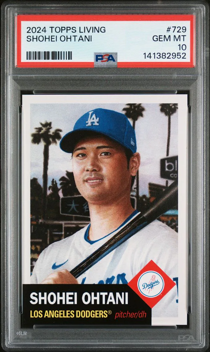2024 #729 Shohei Ohtani PSA 10 Topps Living