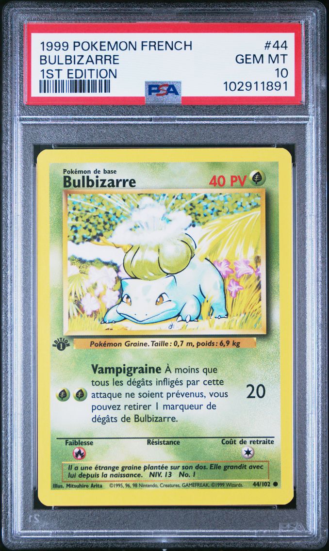 1999 #44 Bulbizarre 1st Edition
