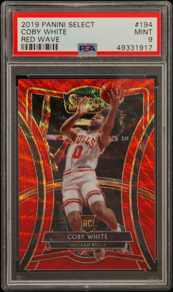 2019 #194 Coby White PSA 9 Panini Select