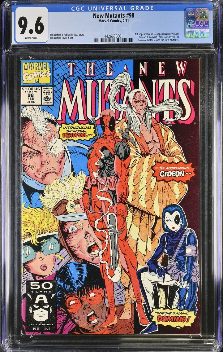 1991 New Mutants #98 CGC 9.6 Marvel Comics