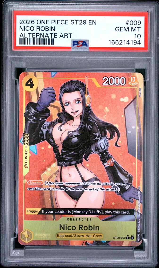 2026 #009 Nico Robin PSA 10 One Piece Starter Deck ST29-Egghead