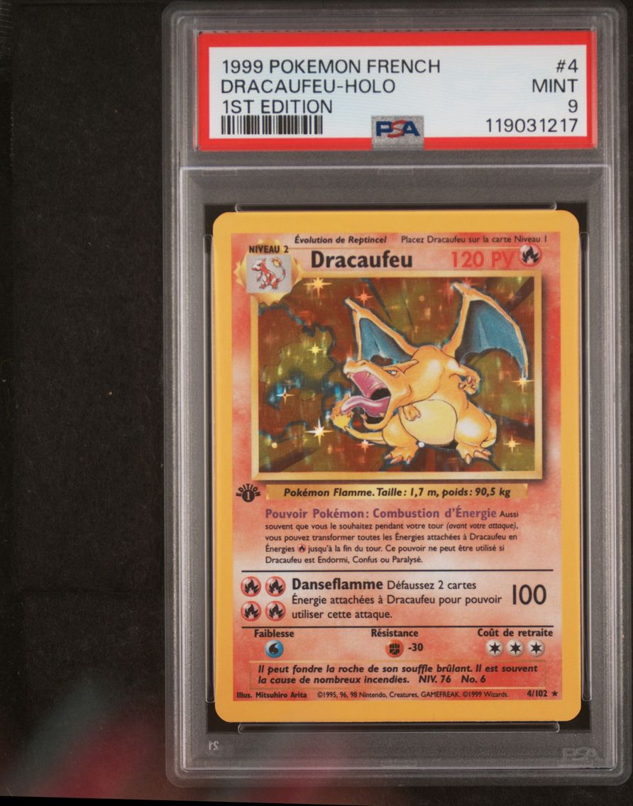 1999 #4 Dracaufeu-Holo 1st Editi