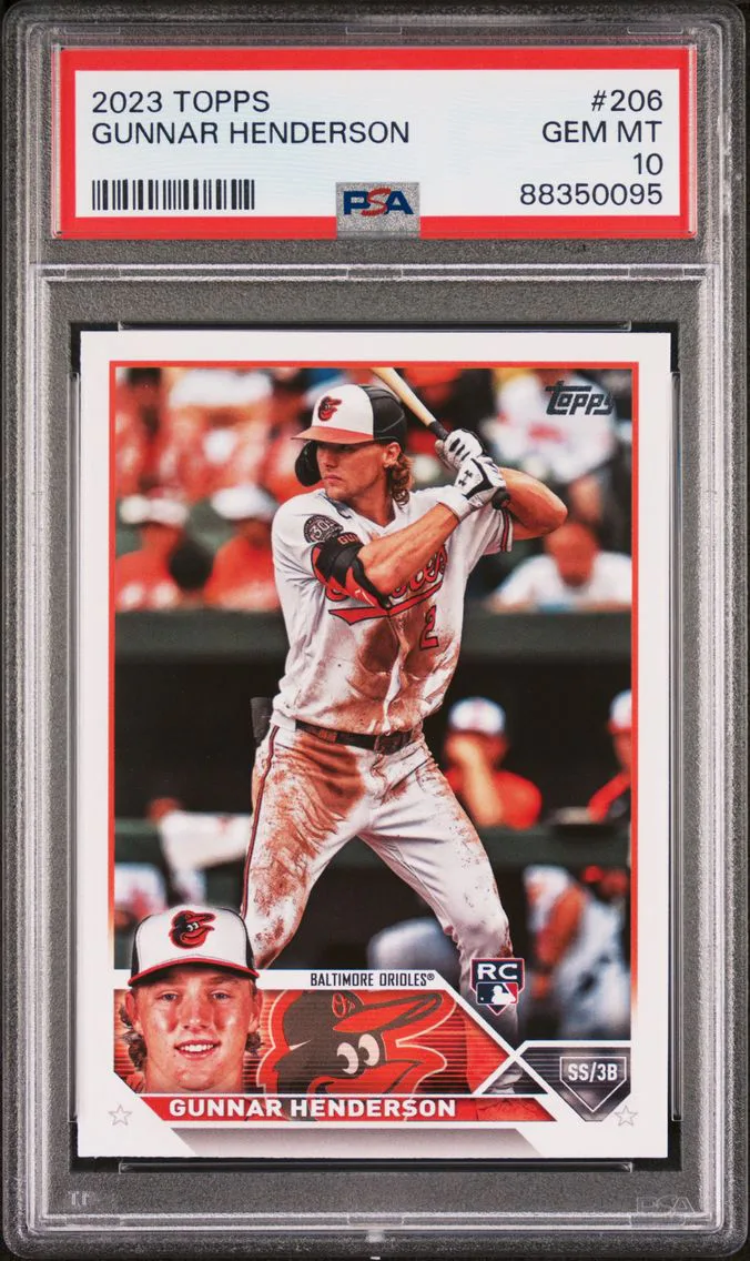 2023 #206 Gunnar Henderson PSA 10 Topps