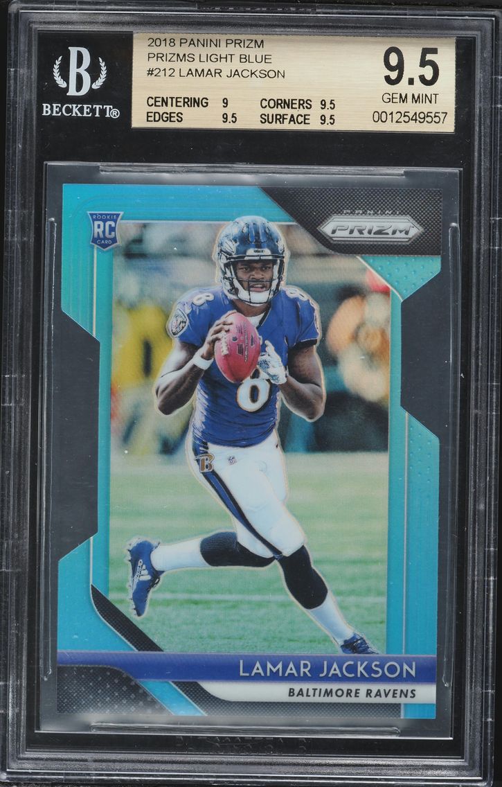 2018 #212 Lamar Jackson BGS 9.5
