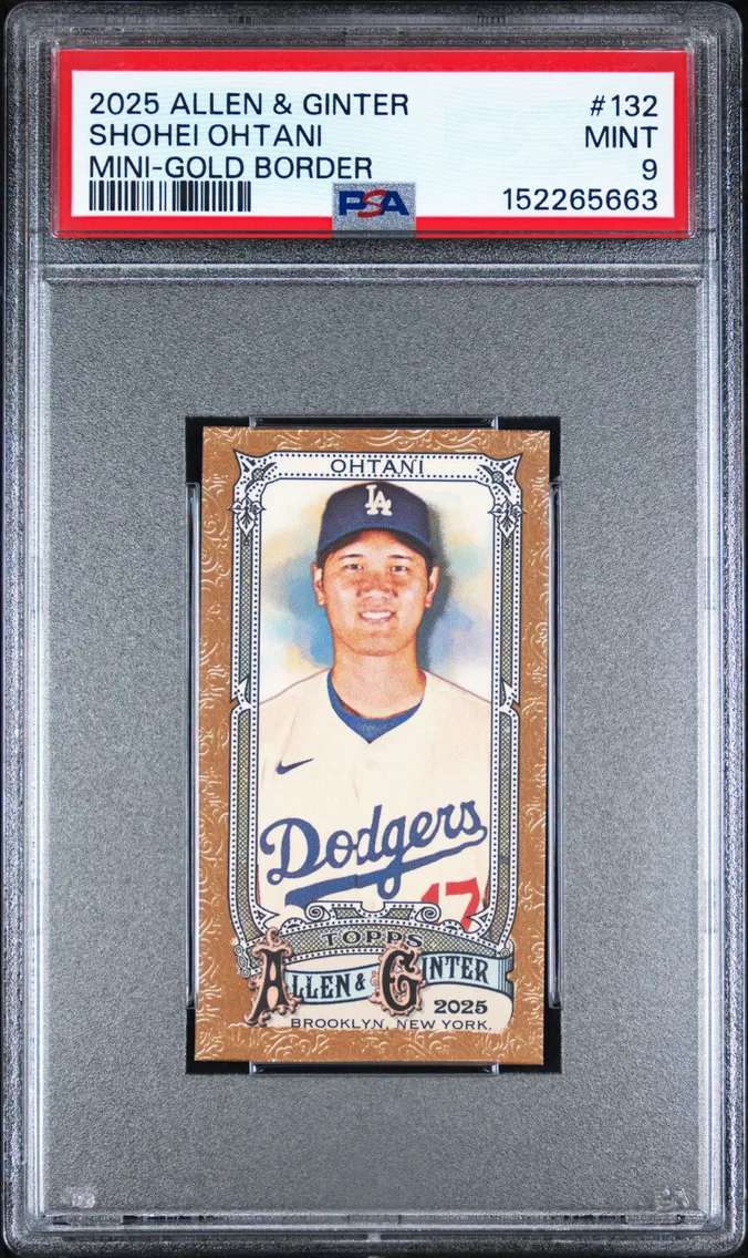 2025 #132 Shohei Ohtani PSA 9 Topps Allen & Ginter