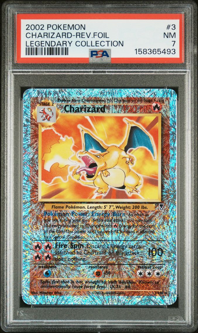 2002 #3 Charizard-Reverse Foil P