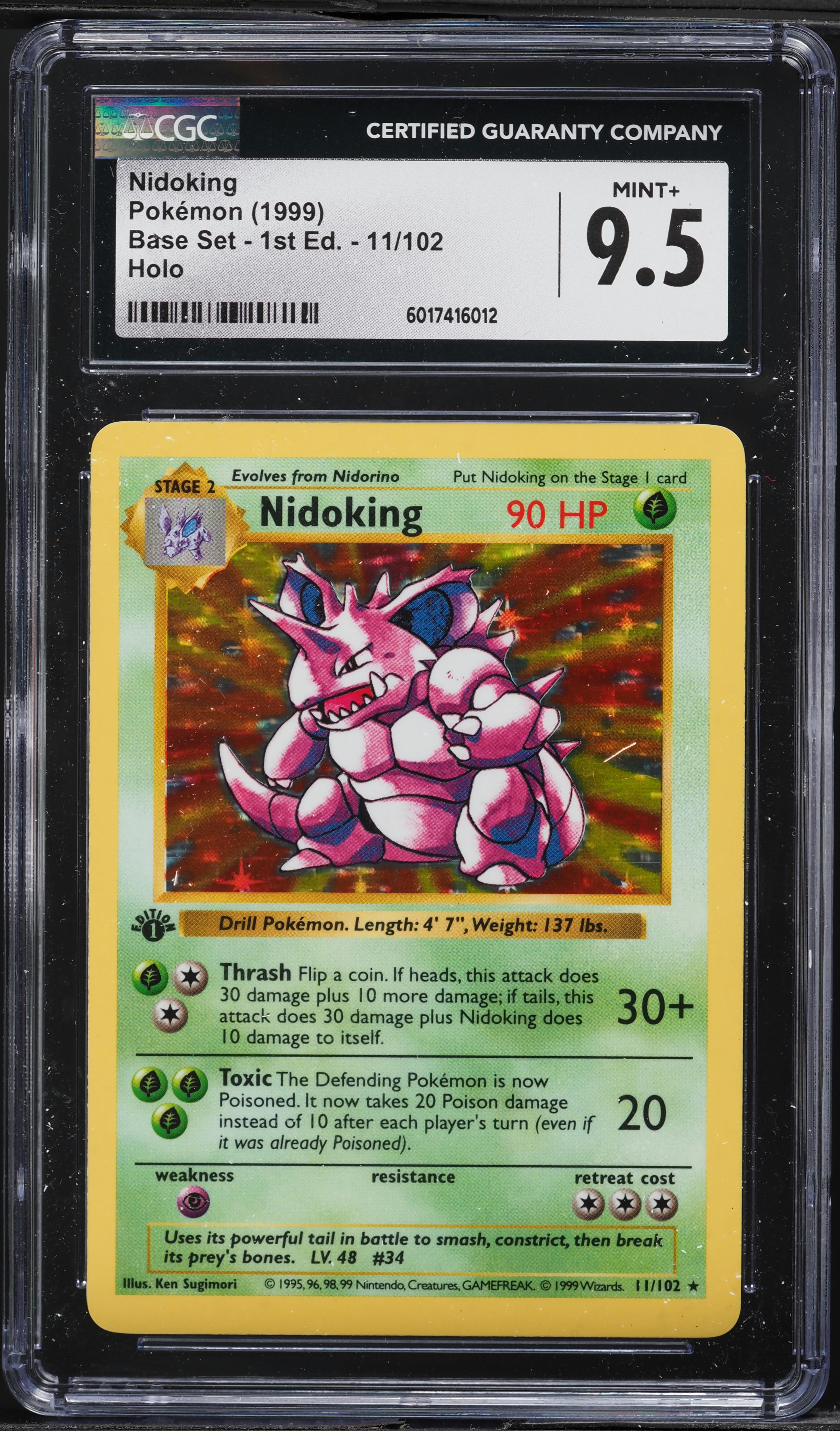 Nidoking-Holo 1st Edition